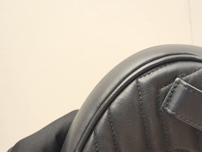 Gucci Black Marmont Oval Belt Bag