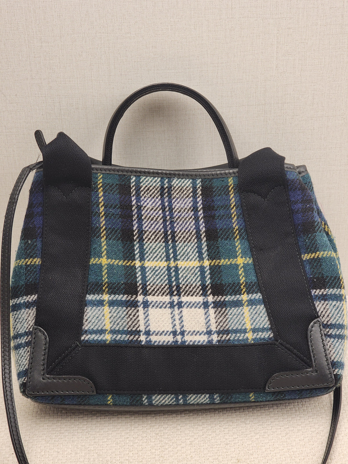 Balenciaga Multicolour Wool XS Cabas Bag
