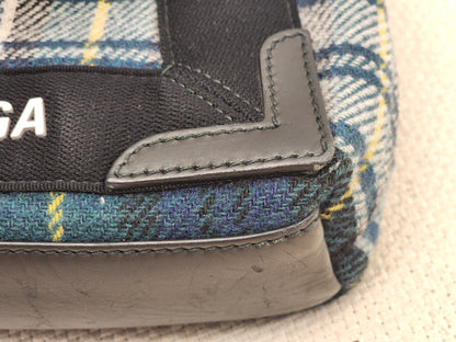Balenciaga Multicolour Wool XS Cabas Bag