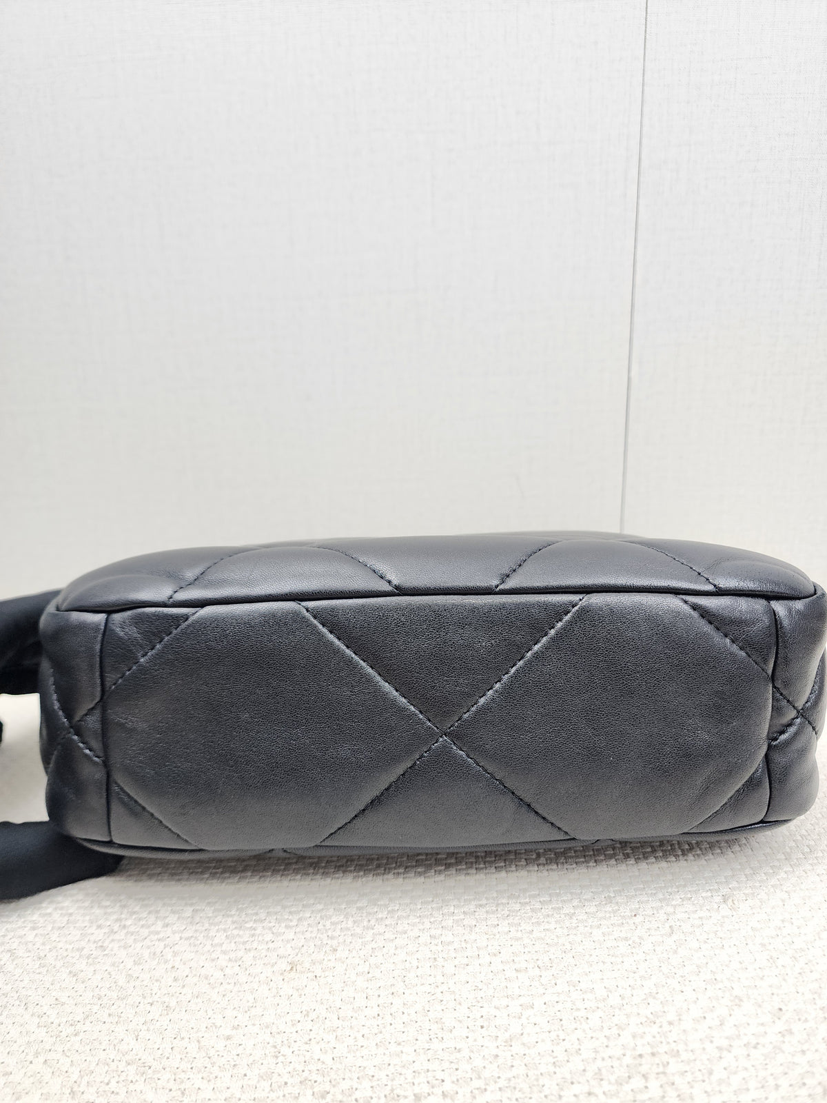 Chanel Black Small Lambskin 19 Flap (GHW)