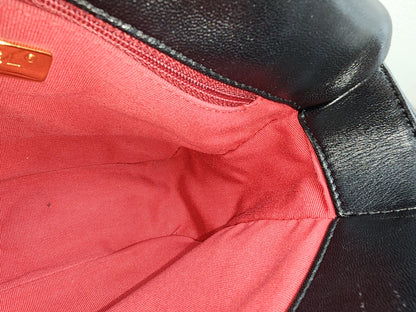 Chanel Black Small Lambskin 19 Flap (GHW)