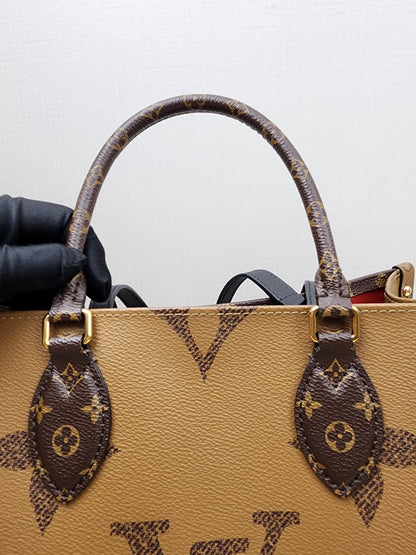 LV Reverse Monogram On The Go MM