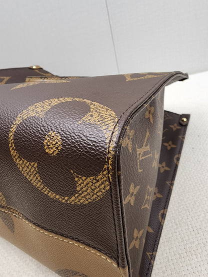 LV Reverse Monogram On The Go MM