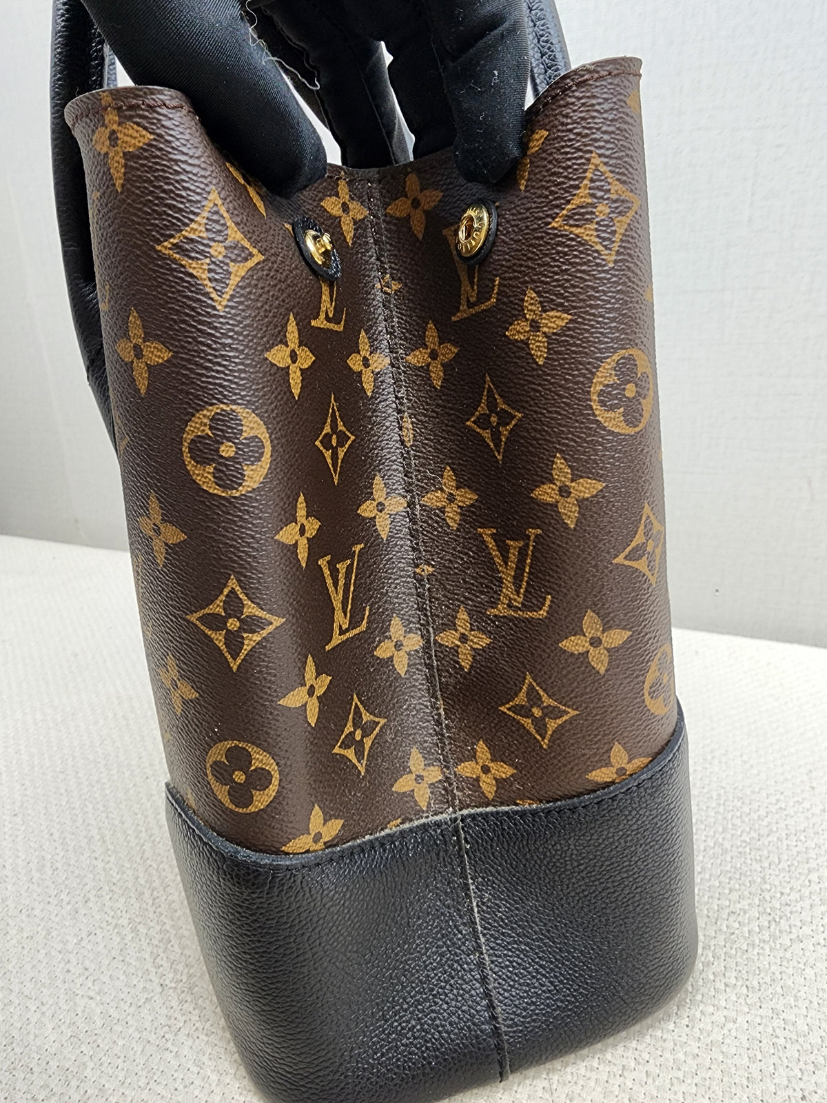 LV Black Monogram Flandrin Tote
