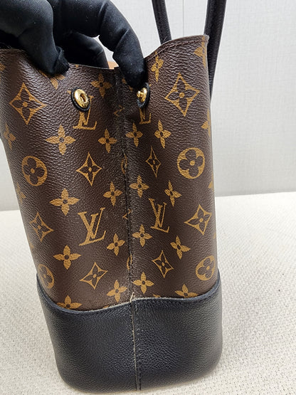 LV Black Monogram Flandrin Tote