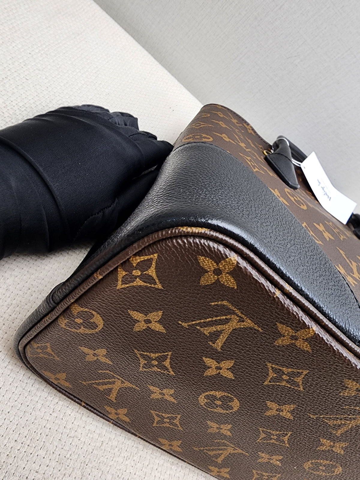 LV Black Monogram Flandrin Tote
