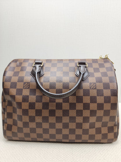 LV Damier Ebene Speedy 30 Bandouliere