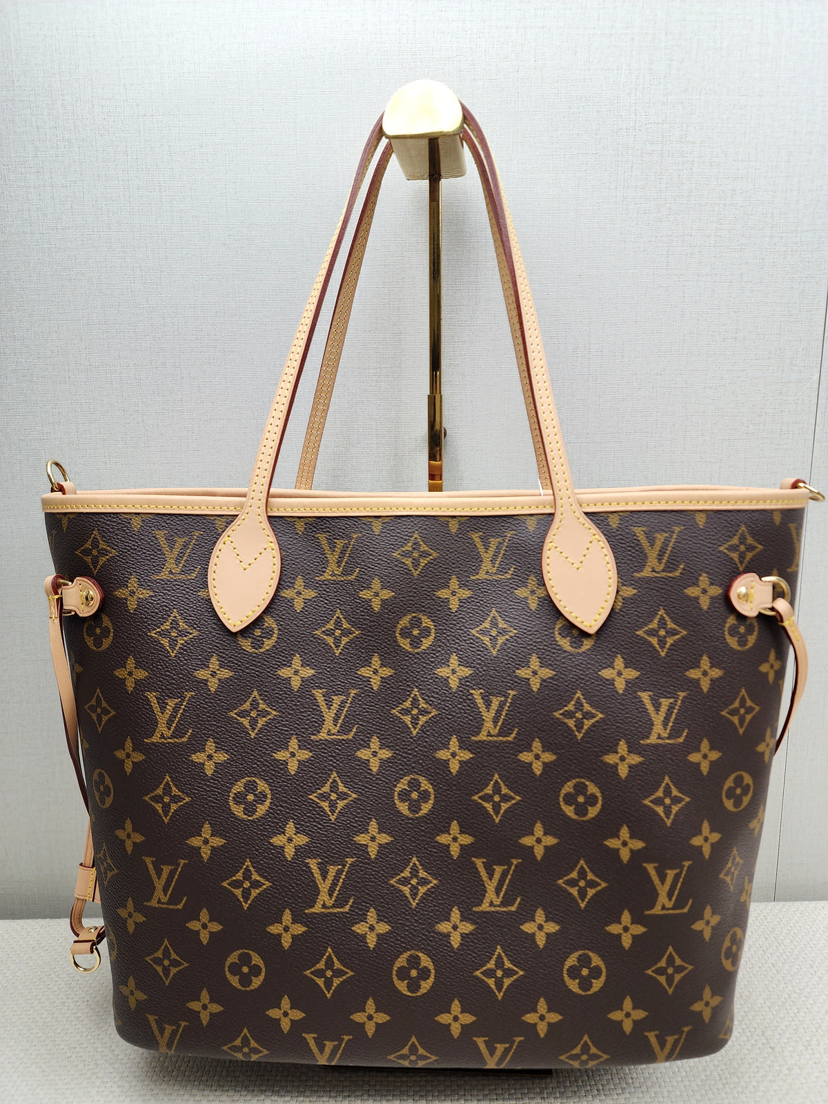 LV Monogram Neverfull Bandouliere Inside Out MM