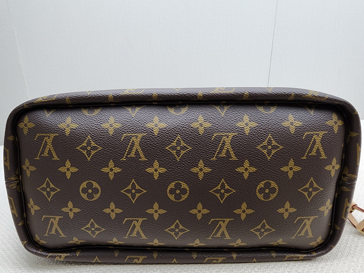 LV Monogram Neverfull Bandouliere Inside Out MM