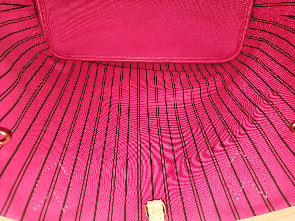 LV Monogram Neverfull Bandouliere Inside Out MM