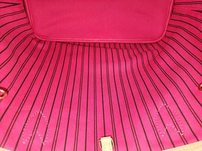 LV Monogram Neverfull Bandouliere Inside Out MM