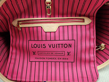 LV Monogram Neverfull Bandouliere Inside Out MM