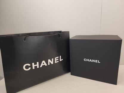 Chanel Black Caviar 25P Bowling Bag (GHW)