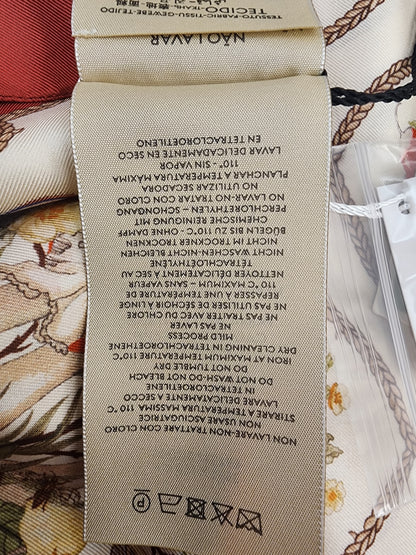 Gucci 100th Anniversary Silk Floral GG Stole 35 x 180cm