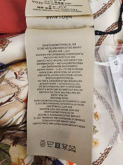 Gucci 100th Anniversary Silk Floral GG Stole 35 x 180cm