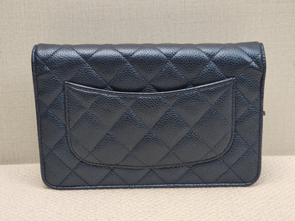 Chanel Blue Caviar Classic WOC (LGHW)