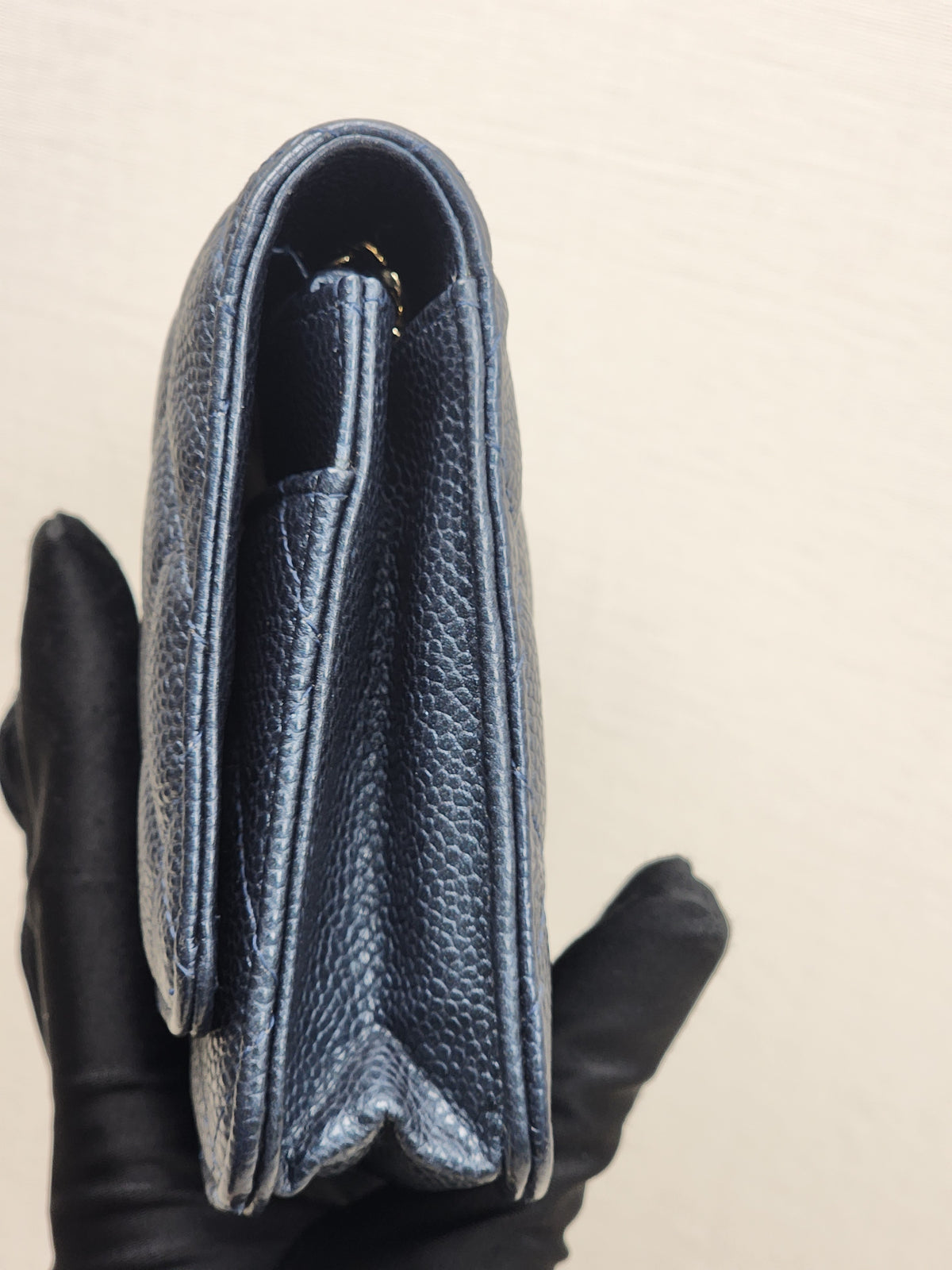 Chanel Blue Caviar Classic WOC (LGHW)