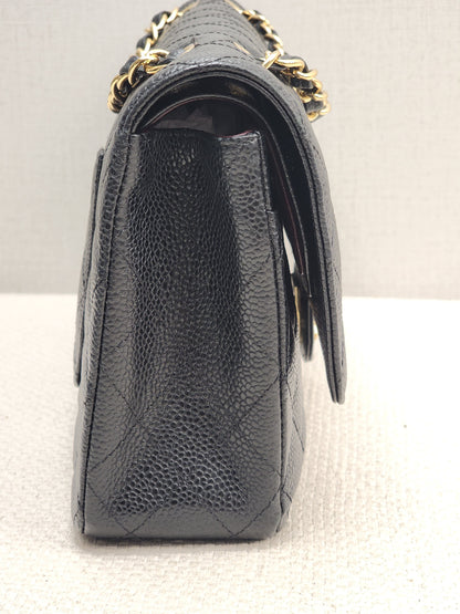 Chanel Black Caviar Medium CF (GHW)