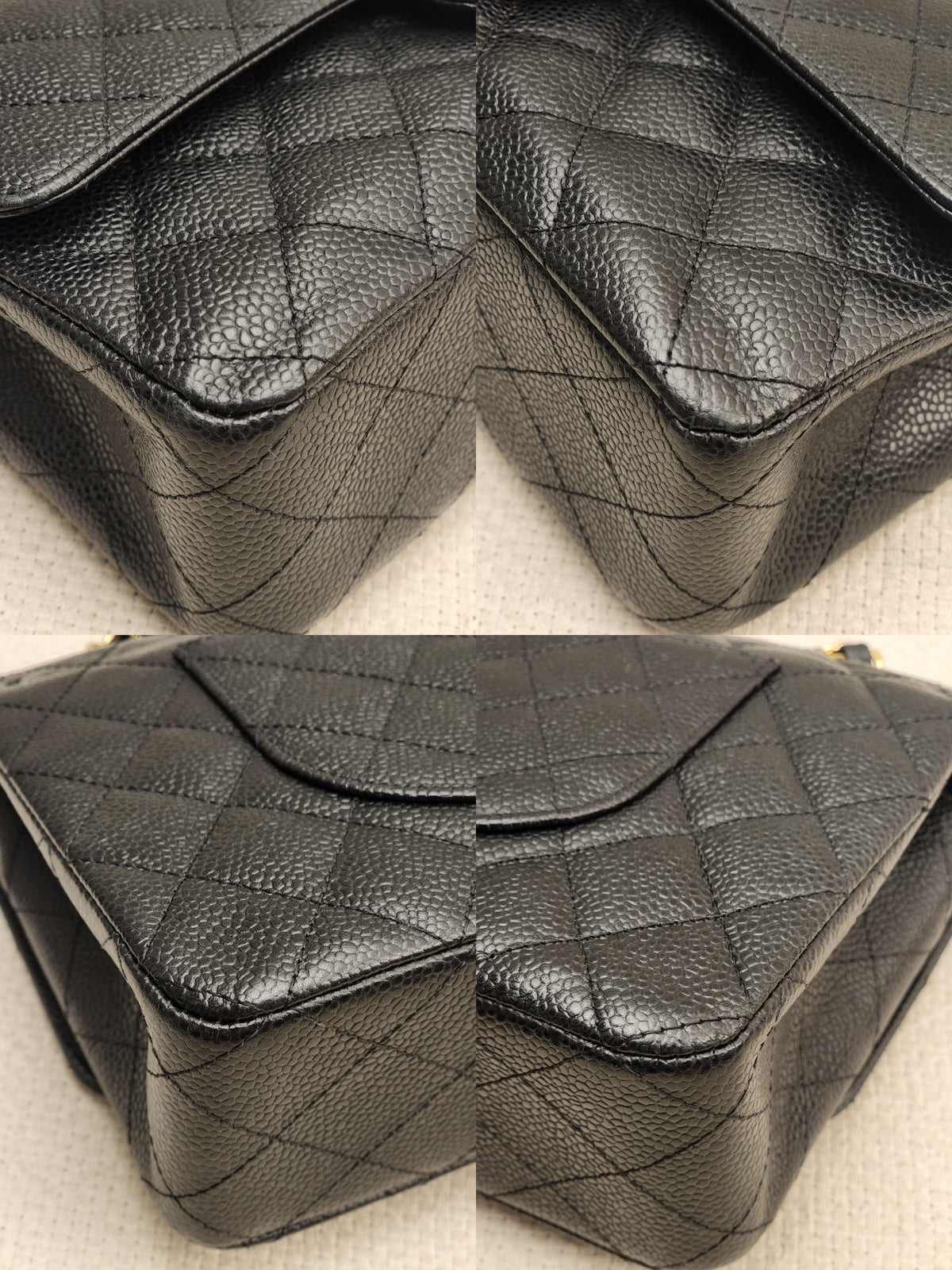Chanel Black Caviar Medium CF (GHW)
