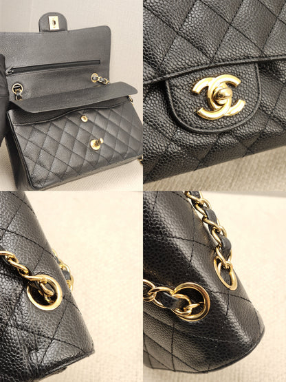 Chanel Black Caviar Medium CF (GHW)