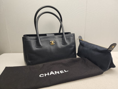Chanel Black Calfskin Small Cerf (GHW)