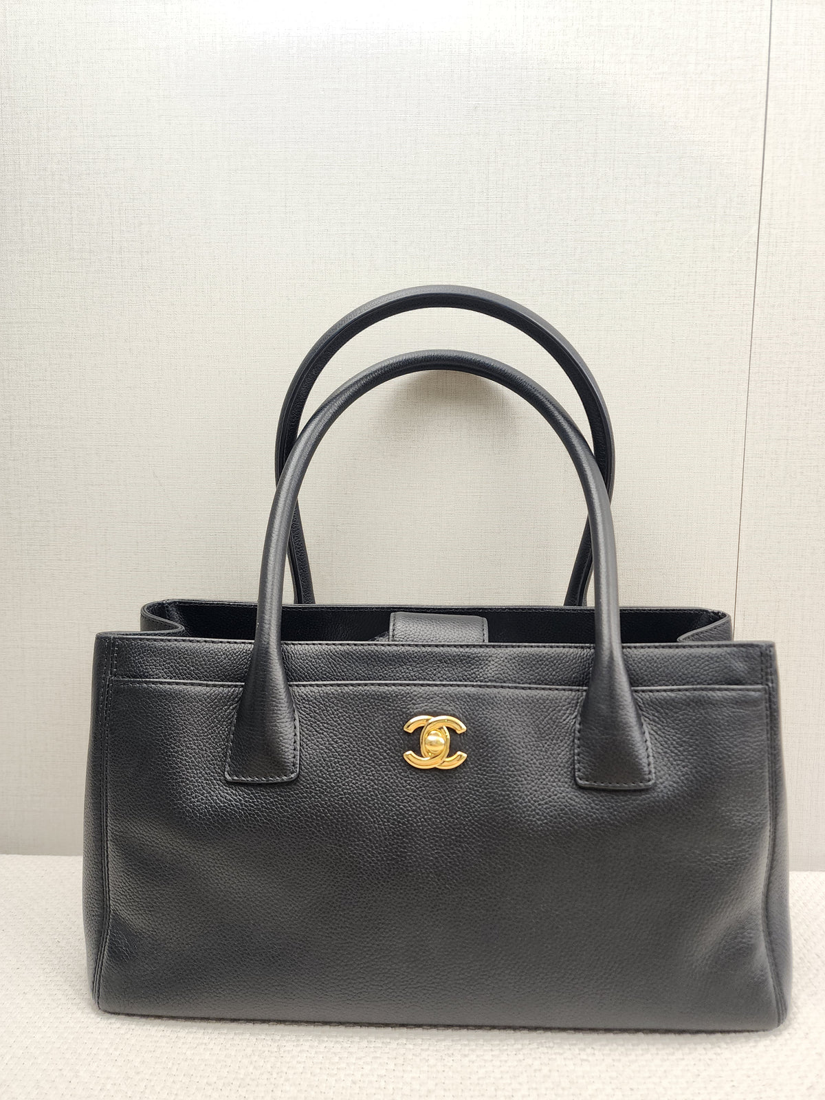 Chanel Black Calfskin Small Cerf (GHW)