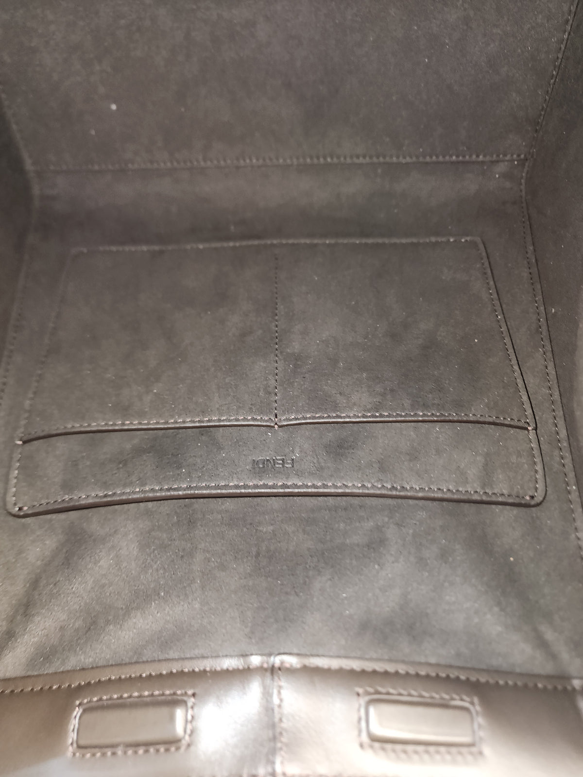 Fendi Brown Jacquard Origami Medium