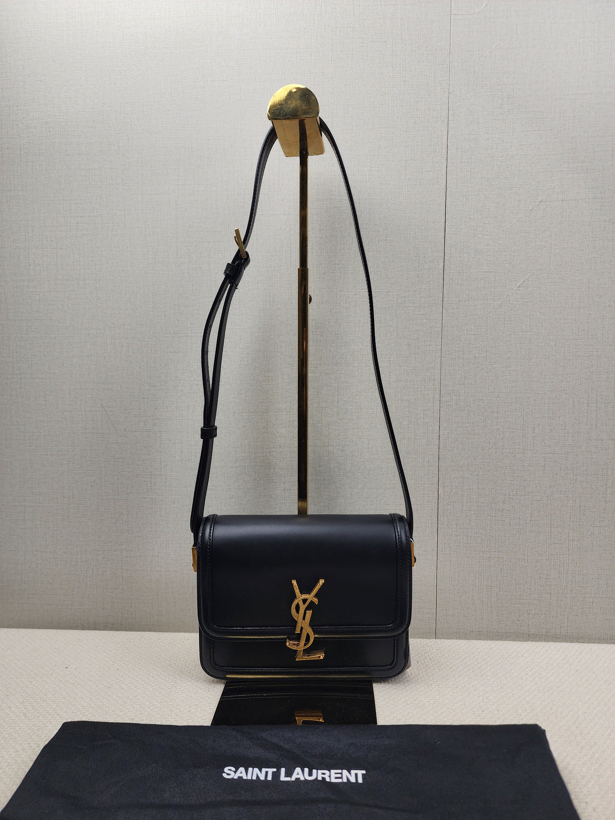 YSL Small Solferino Satchel Bag in Noir