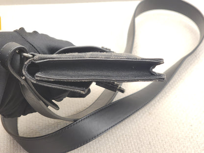 Fendi Marsudio Black Baguette Convertible Pouch (SBHW)