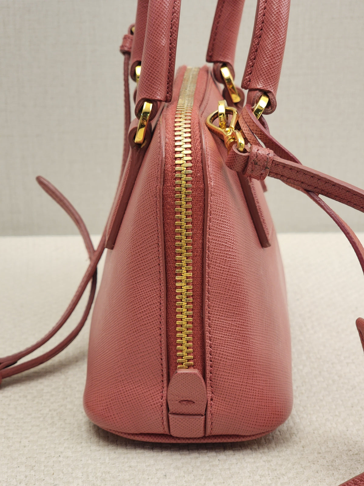 Prada Promenade Bag Saffiano Leather Mini Crossbody