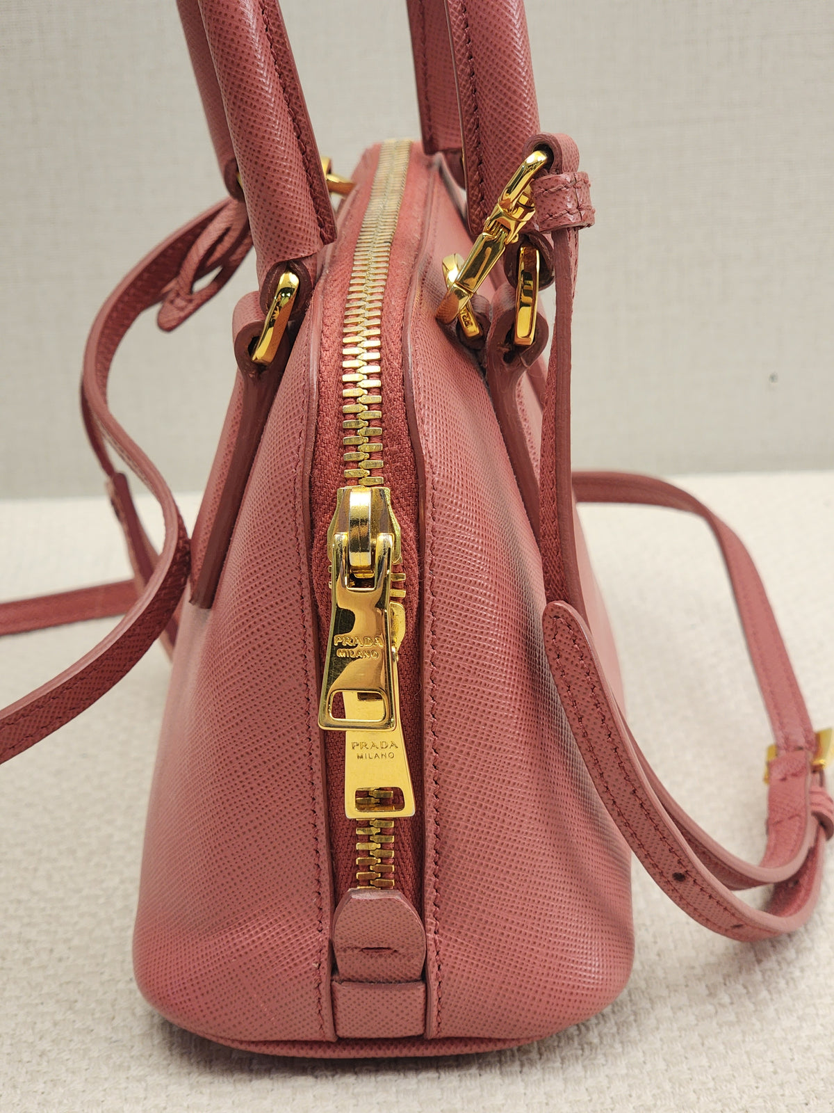 Prada Promenade Bag Saffiano Leather Mini Crossbody