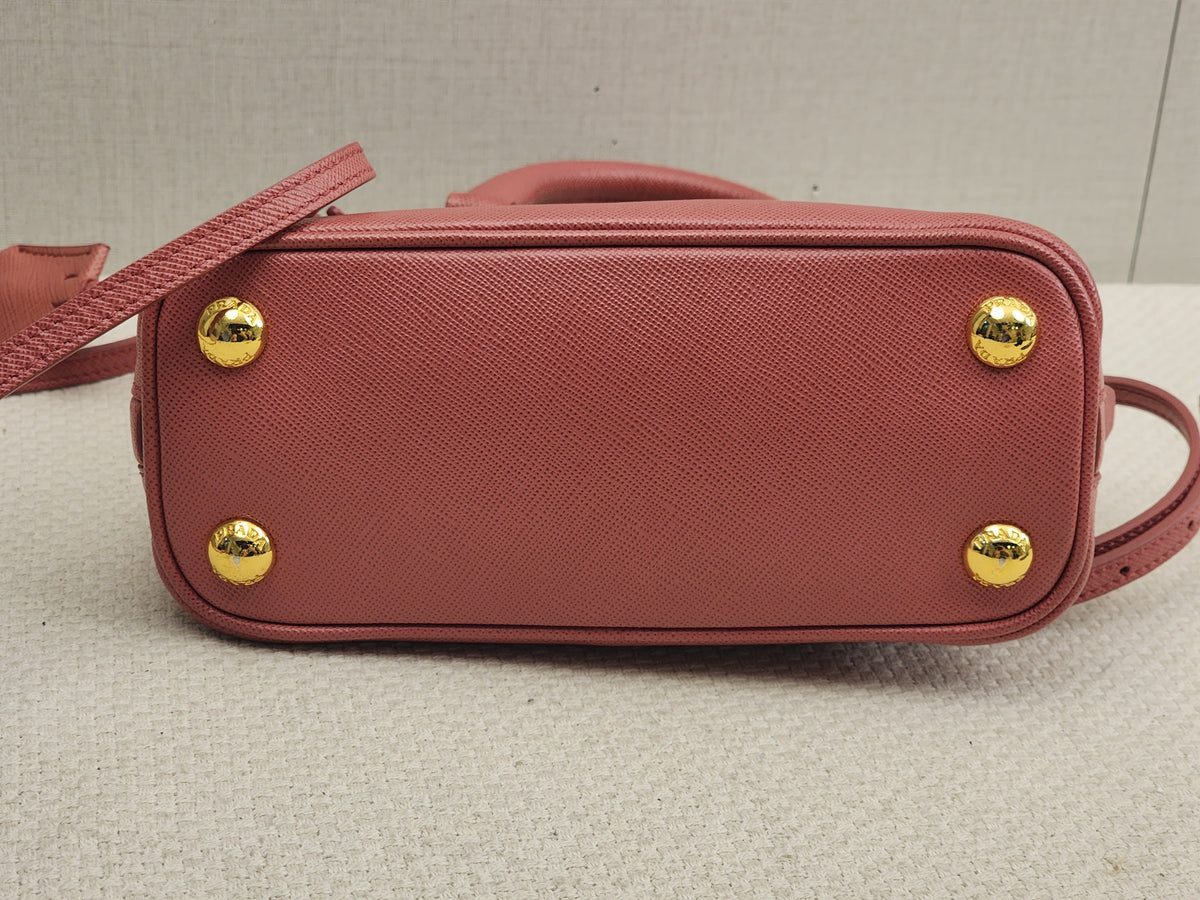 Prada Promenade Bag Saffiano Leather Mini Crossbody