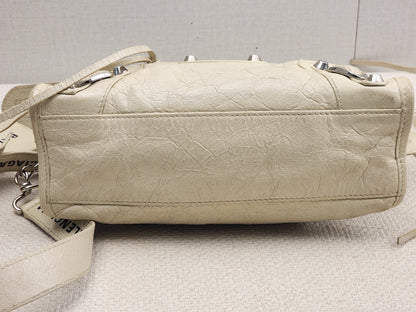 Balenciaga Ivory Mini City (SHW)