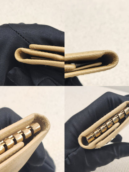 Chanel Beige Calfskin Key Pouch
