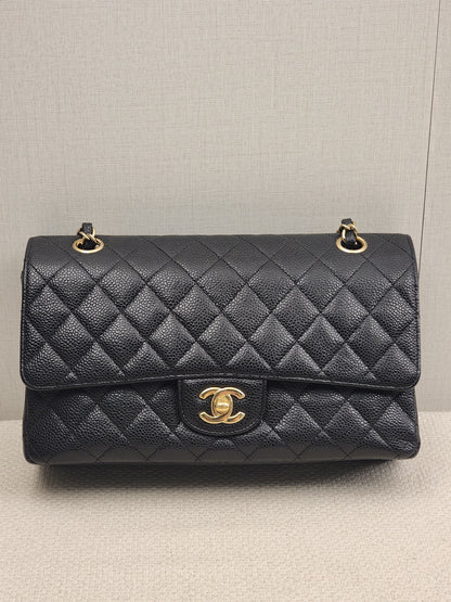 Chanel Black Caviar Medium CF (GHW)