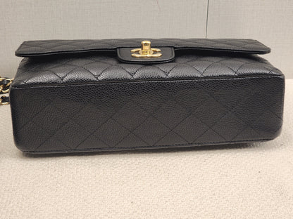 Chanel Black Caviar Medium CF (GHW)
