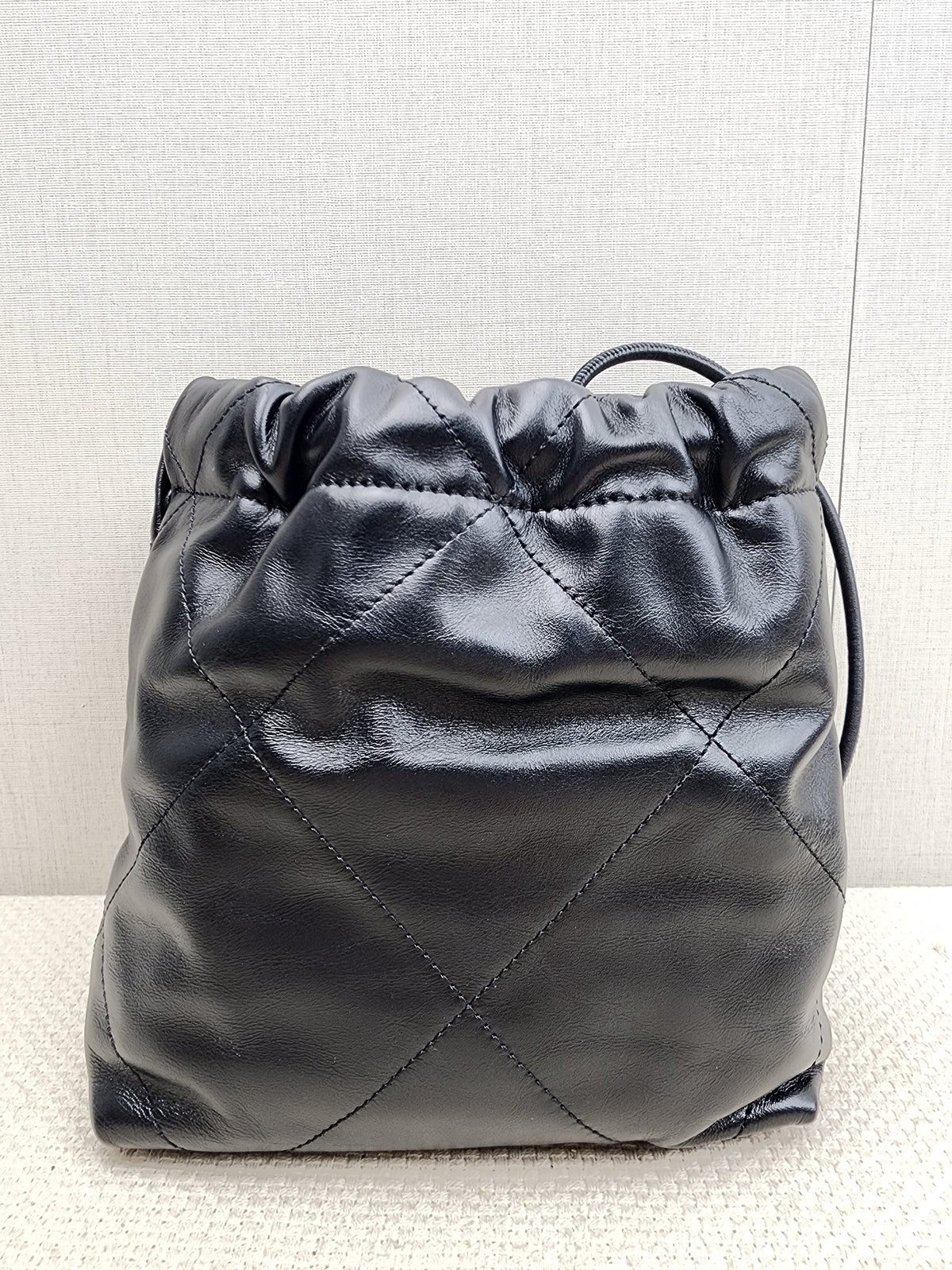 Chanel Black Calfskin Mini 22