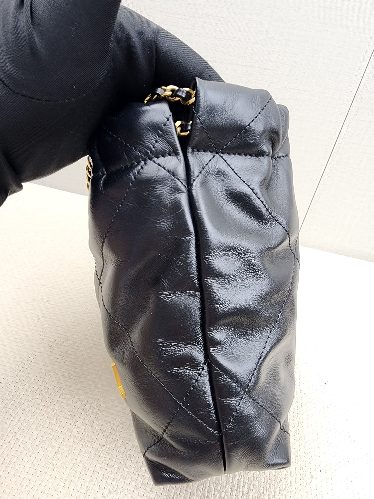 Chanel Black Calfskin Mini 22