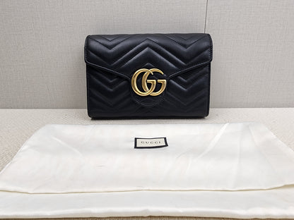 Gucci Black Marmont WOC