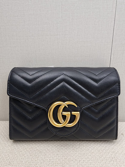 Gucci Black Marmont WOC