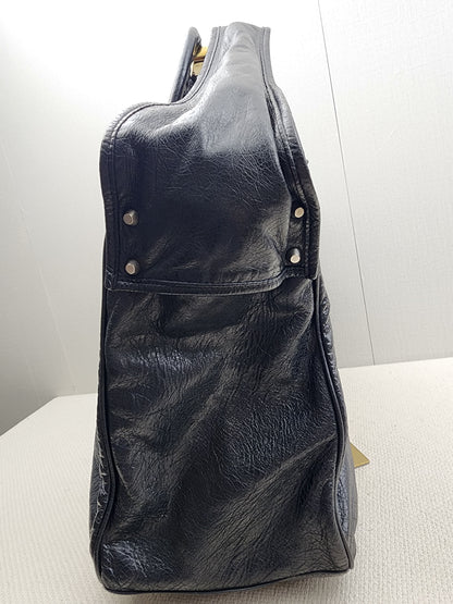 Balenciaga Black Agneau S Squash Boston City