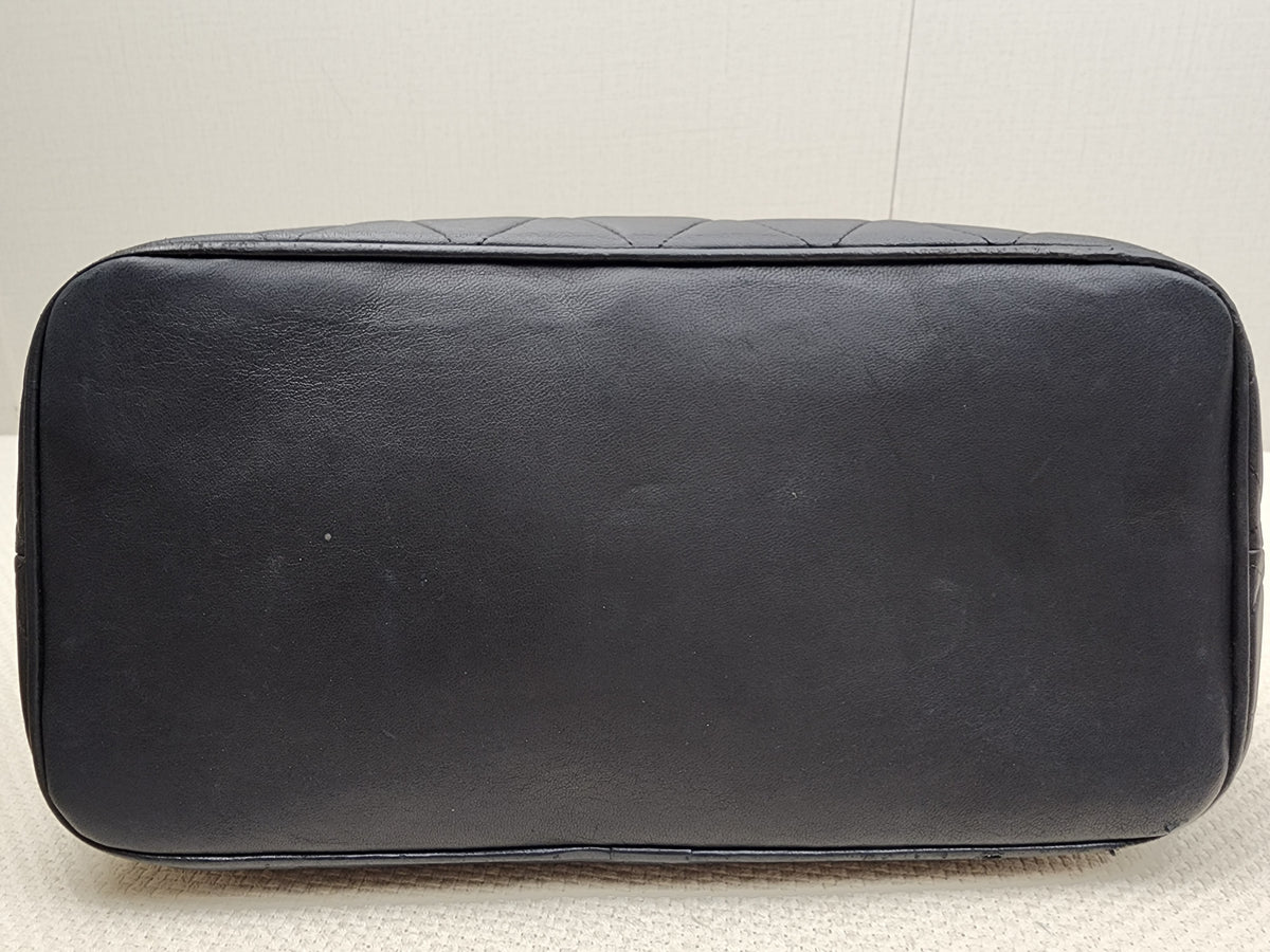 Chanel Black Lambskin Medallion Tote (GHW)