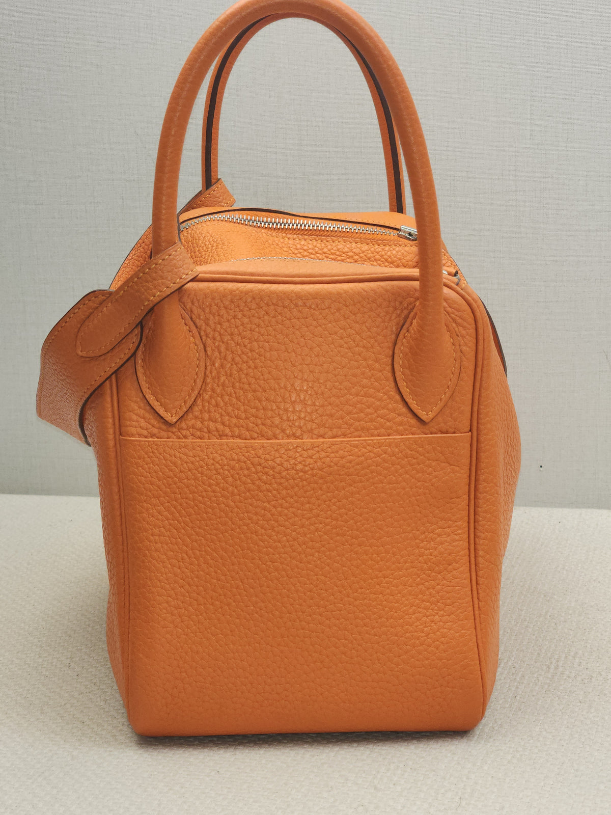 Hermes Lindy 30 Verso Orange Vermillion (PHW)