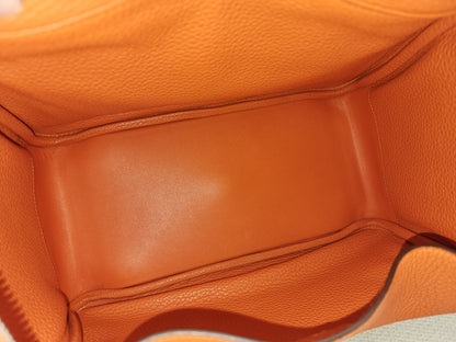 Hermes Lindy 30 Verso Orange Vermillion (PHW)