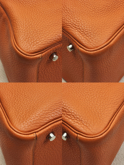 Hermes Lindy 30 Verso Orange Vermillion (PHW)