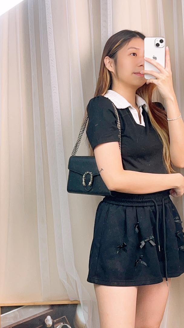 Gucci Black Calfskin Dionysus Woc