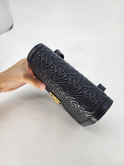 Burberry Mini TB Quilted Crossbody Black
