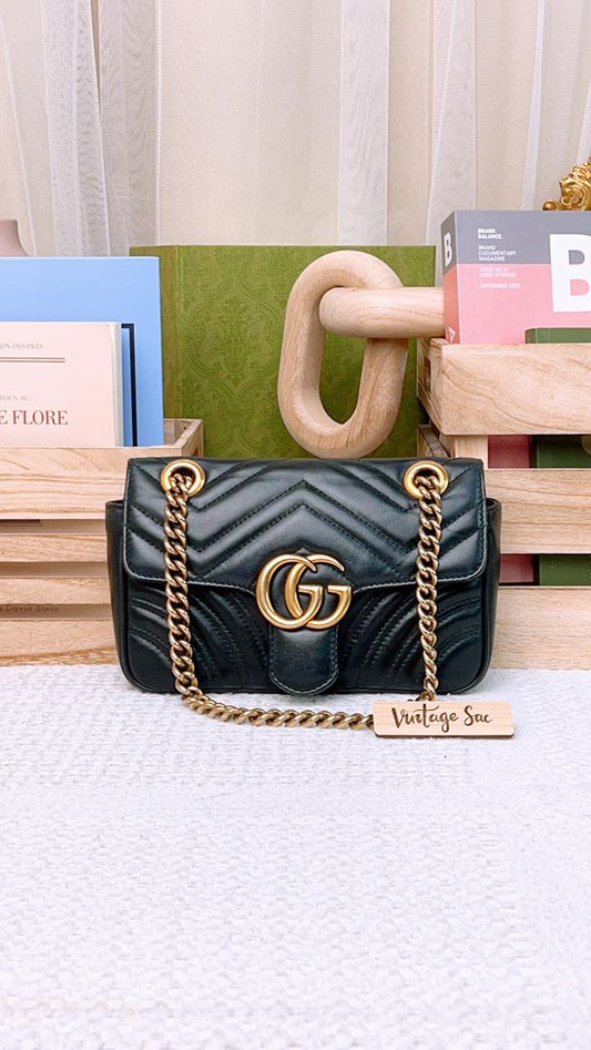 Gucci Black Mini Marmont