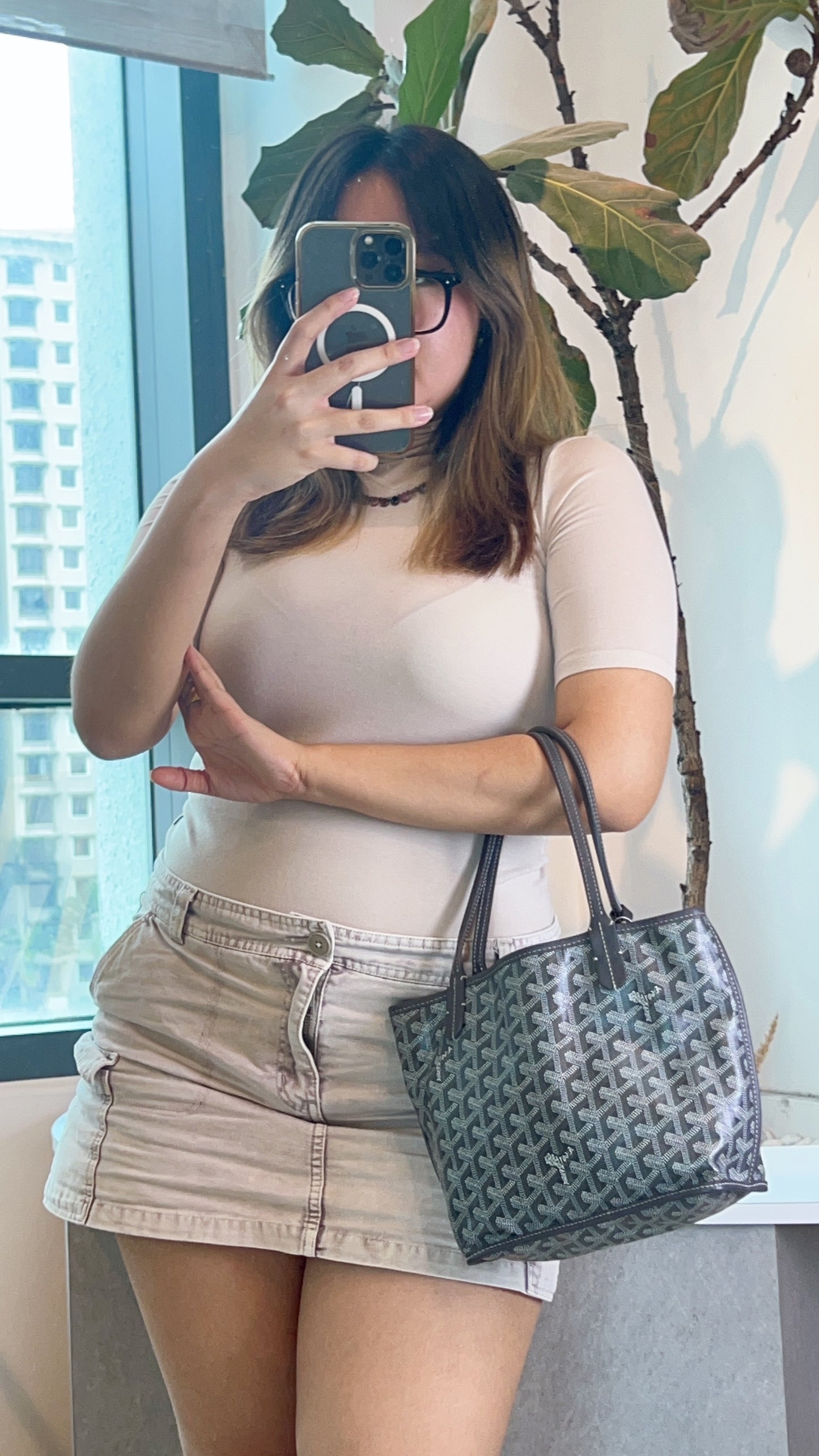 Goyard Grey Mini Anjou