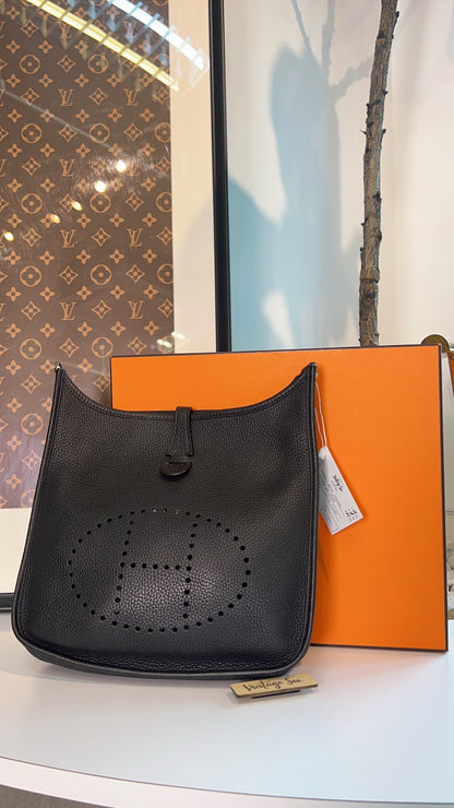 Hermes Black Clemence Evelyne 29 PHE